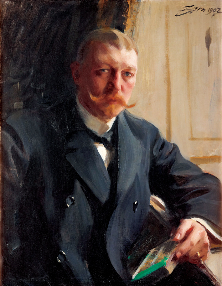  安德斯·莱奥纳德·佐恩 Anders Leonard Zorn —— 男人肖像 (2)